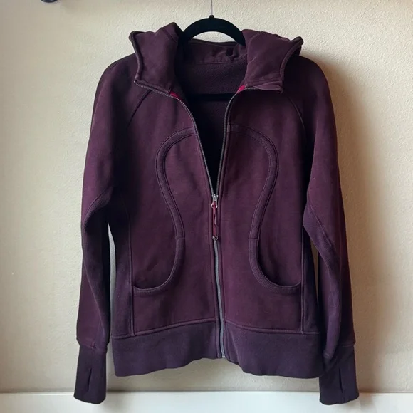 LuluLemon Scuba Hoodie II - Bordeaux Drama Zip-Up - Picture 2 of 6